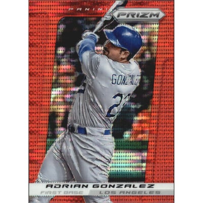 2013 Panini Prizm Prizms Red Pulsar #99 Adrian Gonzalez