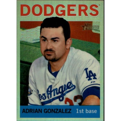 2013 Topps Heritage Chrome Refractors #HC83 Adrian Gonzalez