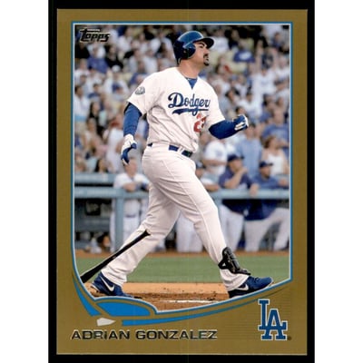 2013 Topps Mini Gold #228 Adrian Gonzalez