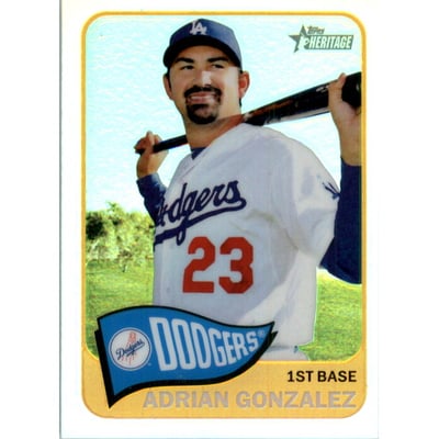 2014 Topps Heritage Chrome Refractors #473 Adrian Gonzalez