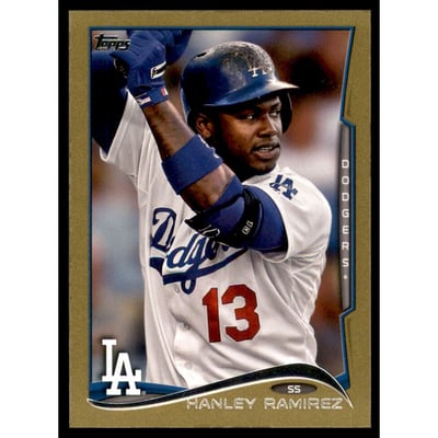 2014 Topps Mini Gold #314 Hanley Ramirez