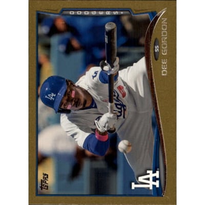 2014 Topps Mini Gold #587 Dee Gordon