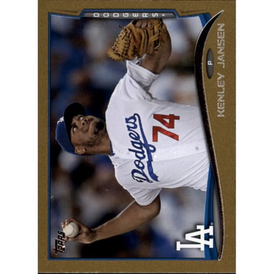 2014 Topps Mini Gold #606 Kenley Jansen
