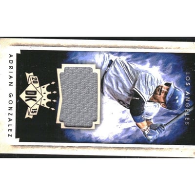2015 Diamond Kings DK Minis Materials #4 Adrian Gonzalez/99