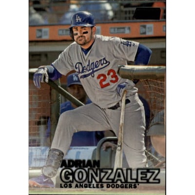 2016 Stadium Club Black #134 Adrian Gonzalez