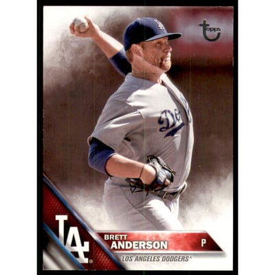 2016 Topps Vintage Stock #496 Brett Anderson