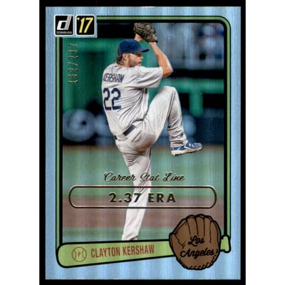 2017 Donruss '83 Retro Variations Stat Line Career #RV17 Clayton Kershaw/237