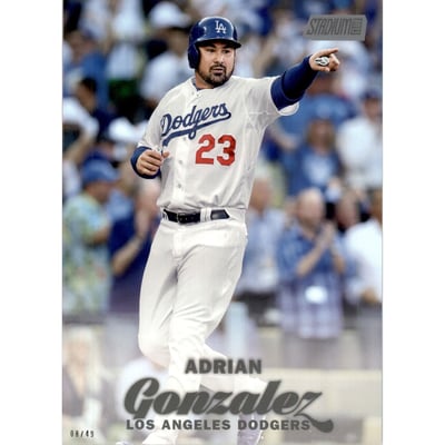 2017 Stadium Club 5x7 #122 Adrian Gonzalez