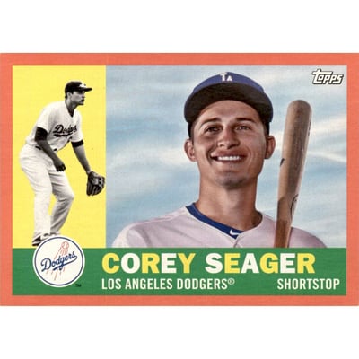 2017 Topps Archives Peach #100 Corey Seager
