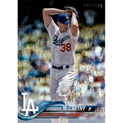 2018 Topps Factory Set Foilboard #338 Brandon McCarthy