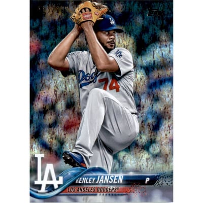 2018 Topps Factory Set Foilboard #696 Kenley Jansen