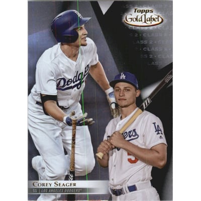 2018 Topps Gold Label Class 2 Black #53 Corey Seager