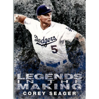 2018 Topps Legends in the Making Black #LTMCE Corey Seager