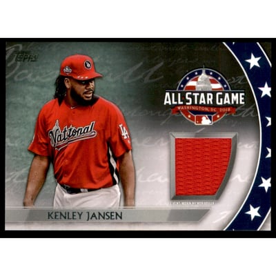 2018 Topps Update All Star Stitches #ASTKJ Kenley Jansen