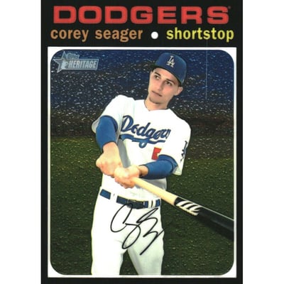 2020 Topps Heritage Chrome #THC410 Corey Seager