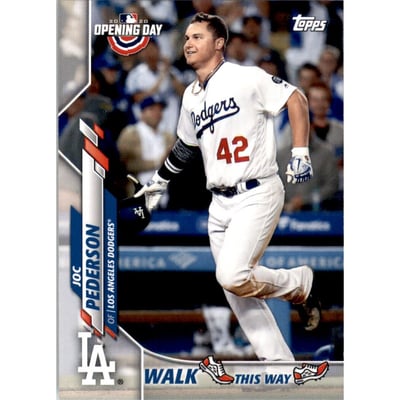 2020 Topps Opening Day Walk This Way #WW22 Joc Pederson