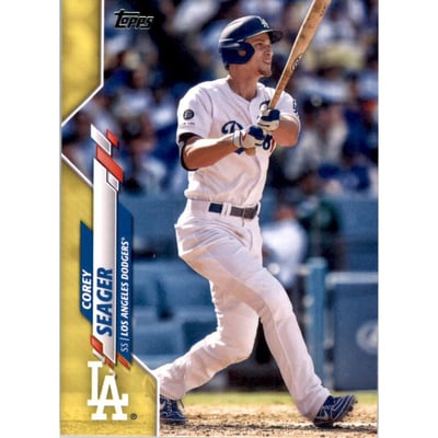 2020 Topps Walgreens Yellow #620 Corey Seager
