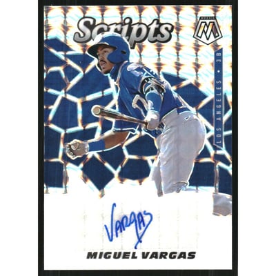 2021 Panini Mosaic Scripts #65 Miguel Vargas