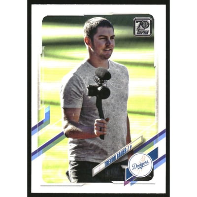 2021 Topps Base Set Photo Variations #650 Trevor Bauer/holding camera