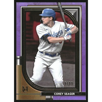 2021 Topps Museum Collection Amethyst #57 Corey Seager