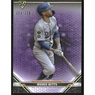 2021 Topps Triple Threads Amethyst #23 Mookie Betts
