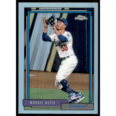 2021 Topps Update '92 Topps Redux Chrome #TC921 Mookie Betts