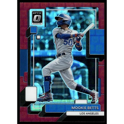 2022 Donruss Optic Pandora Red #184 Mookie Betts