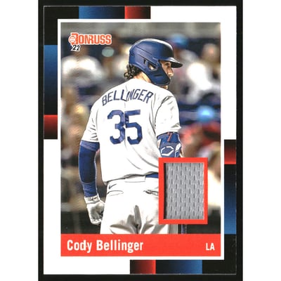 2022 Donruss Retro '88 Materials #6 Cody Bellinger