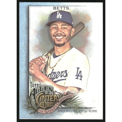 2022 Topps Allen and Ginter Silver Portrait #49 Mookie Betts