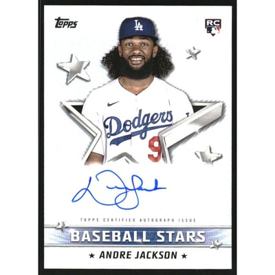 2022 Topps Baseball Stars Autographs #BSAAJA Andre Jackson