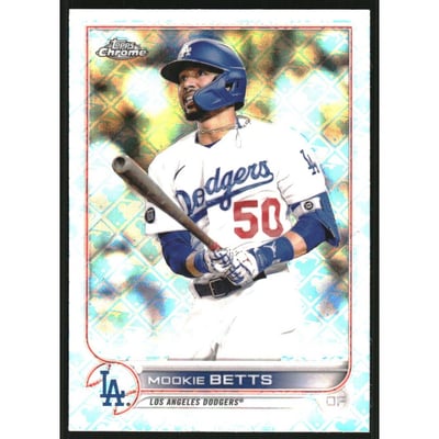 2022 Topps Chrome Logofractor #50 Mookie Betts