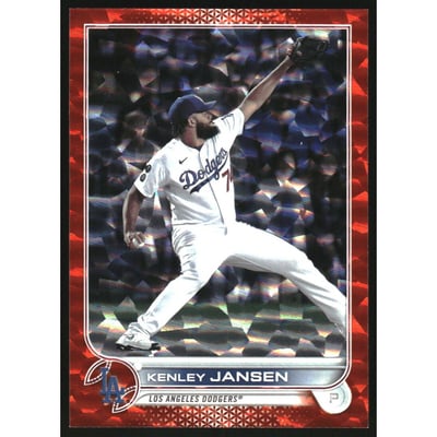2022 Topps Orange Foilboard #396 Kenley Jansen