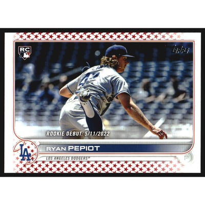 2022 Topps Update Independence Day #US258 Ryan Pepiot