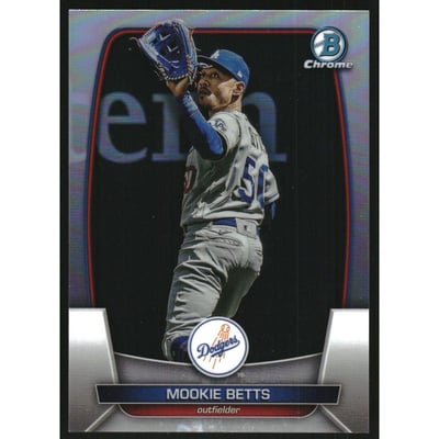 2023 Bowman Chrome Refractors #2 Mookie Betts
