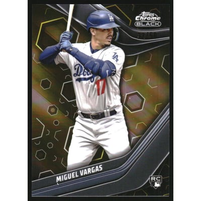 2023 Topps Chrome Black Gold Refractors #7 Miguel Vargas