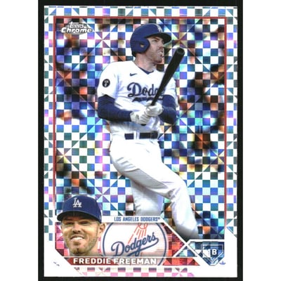 2023 Topps Chrome X-Fractors #5 Freddie Freeman