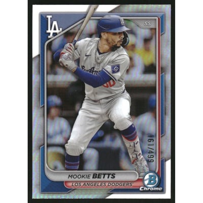 2024 Bowman Chrome Refractors #62 Mookie Betts