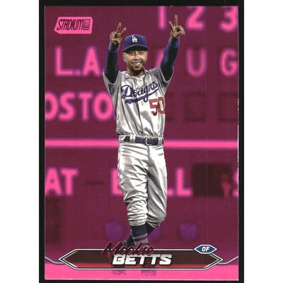 2024 Stadium Club Pink Foil #167 Mookie Betts
