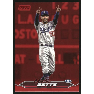 2024 Stadium Club Red Foil #167 Mookie Betts