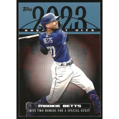2024 Topps '23 Greatest Hits Blue #23GH16 Mookie Betts