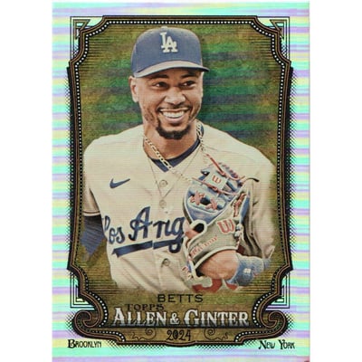 2024 Topps Allen and Ginter Silver Portrait #94 Mookie Betts