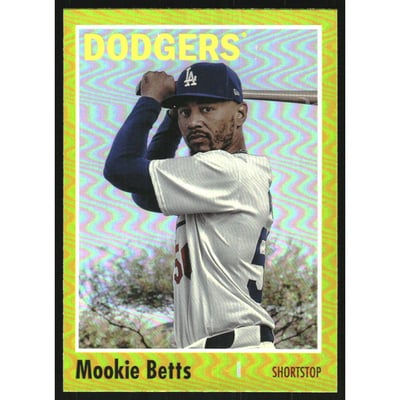 2024 Topps Archives Yellow Foilboard #111 Mookie Betts