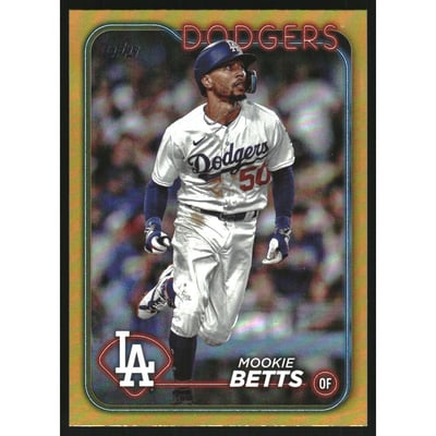 2024 Topps Gold Foil #250 Mookie Betts