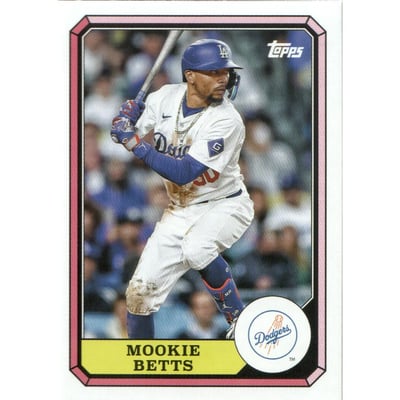 2025 Topps Archives '87 Boardwalk and Baseball #87BB16 Mookie Betts