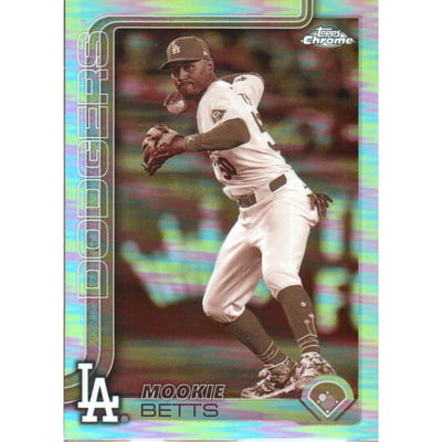 2025 Topps Chrome Sepia Refractors #50 Mookie Betts