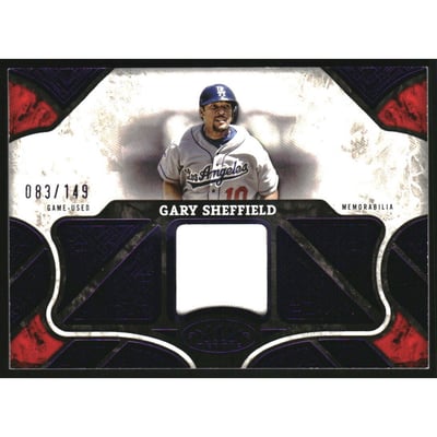 2025 Topps Tier One Relics Purple Foil #T1RGS Gary Sheffield