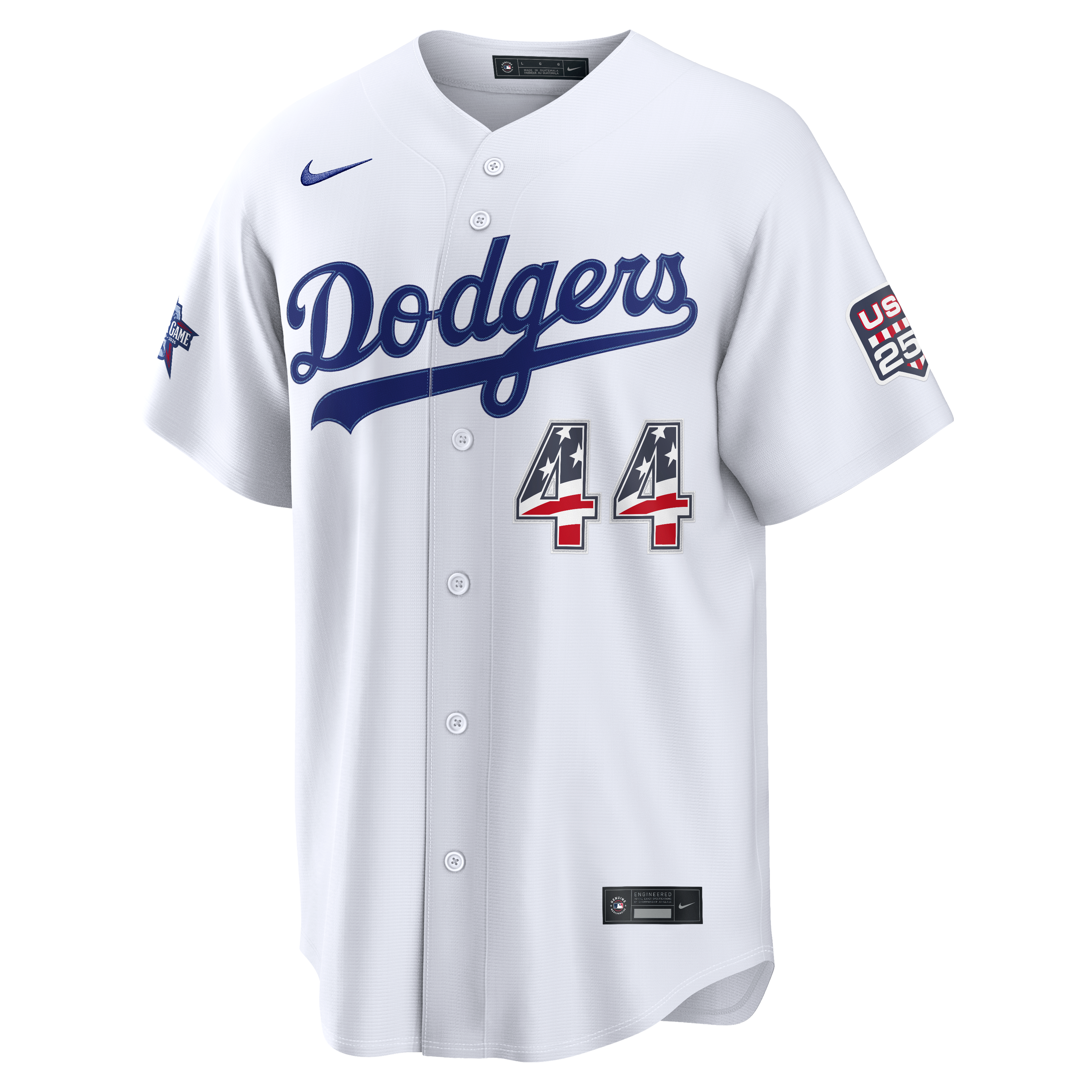 2026 All-Star Edition Stars & Stripes Men's Los Angeles Dodgers Andy Pages Nike White Stadium Jersey