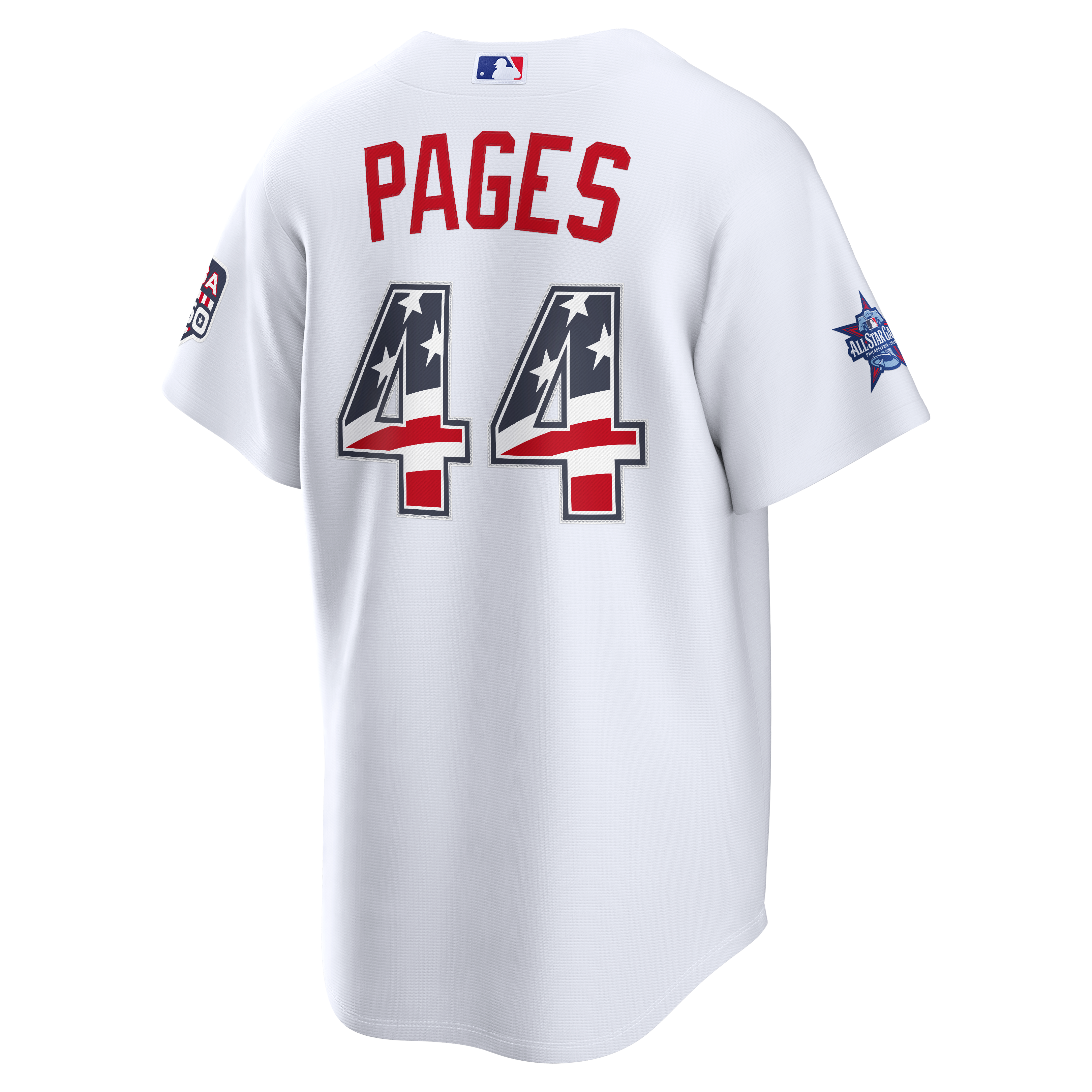 2026 All-Star Edition Stars & Stripes Men's Los Angeles Dodgers Andy Pages Nike White Stadium Jersey