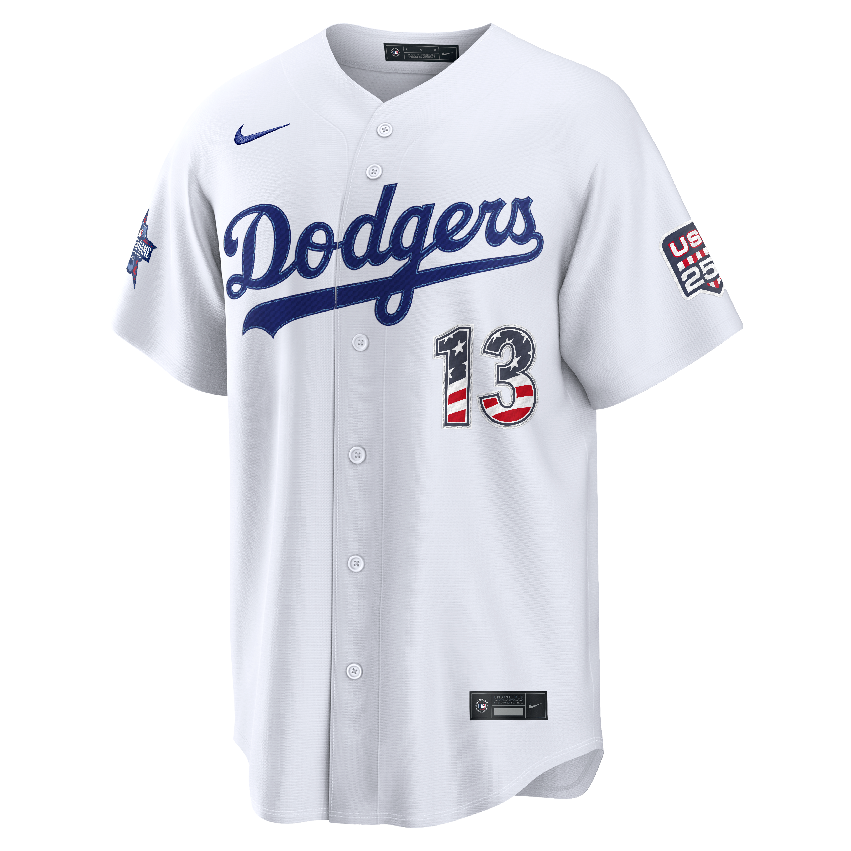 2026 All-Star Edition Stars & Stripes Men's Los Angeles Dodgers Max Muncy Nike White Stadium Jersey