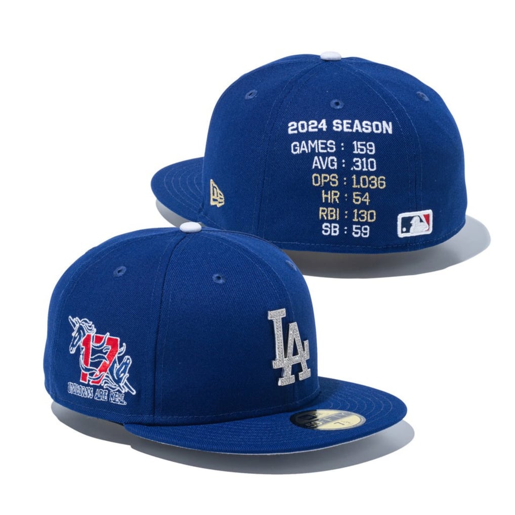 ニューエラ ドジャース 大谷翔平 59FIFTY 2024 Stats Pack ダーク 